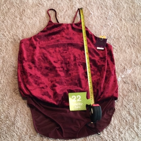 🌸NWT SAKI SILVER Tank Top Body Suit - ladi… - Picture 11 of 16